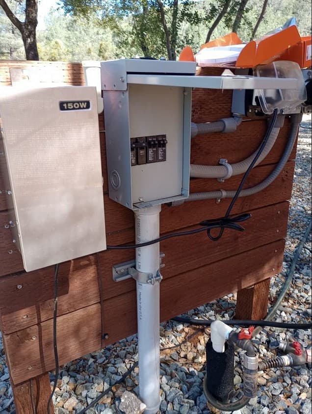 Panel inspection and service photographed by Northstar Electric