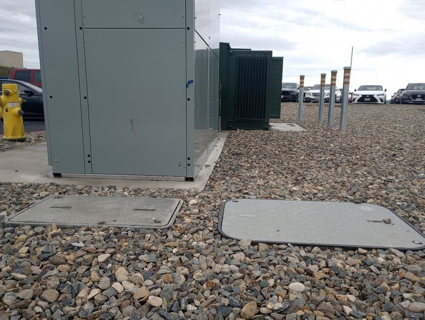 Commercial utility infrastructure photographed by Northstar Electric