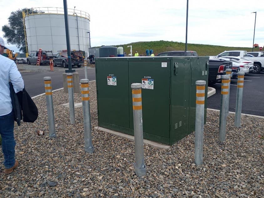 Commercial utility infrastructure photographed by Northstar Electric