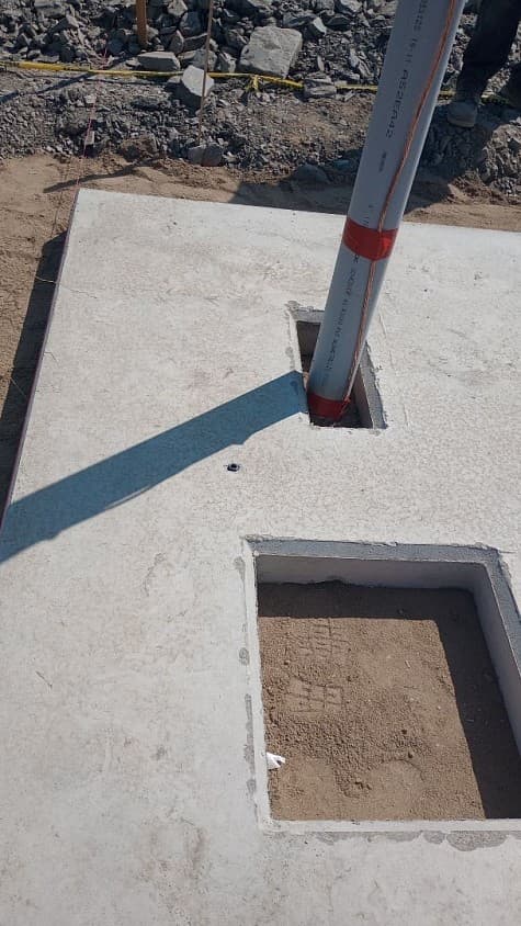 Underground conduit work photographed by Northstar Electric