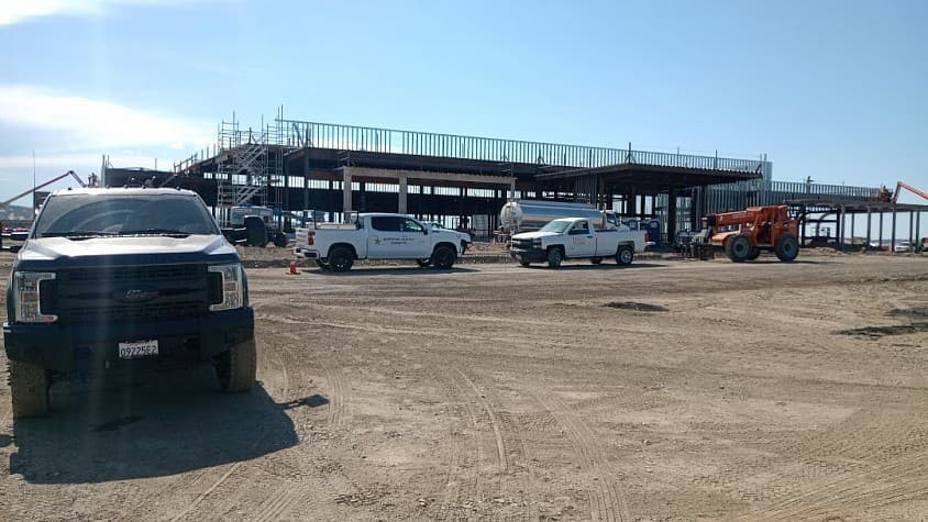 Underground conduit work photographed by Northstar Electric