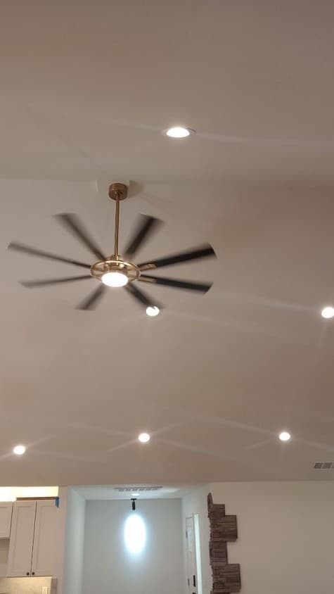 Interior lighting upgrade photographed by Northstar Electric